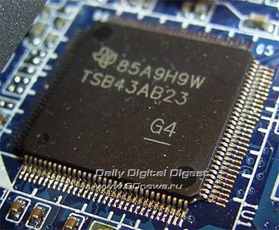 Gigabyte EX58-UD5 контроллер FireWire