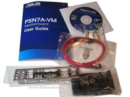 ASUS P5N7A-VM комплектация