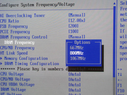 ASUS M4A79 Deluxe частота памяти