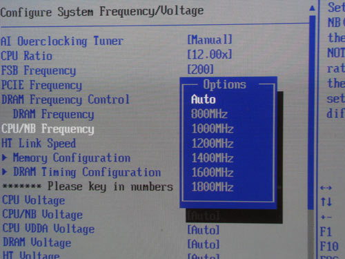 ASUS M4A79 Deluxe множитель NB