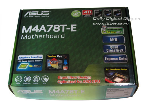 ASUS M4A78T-E коробка