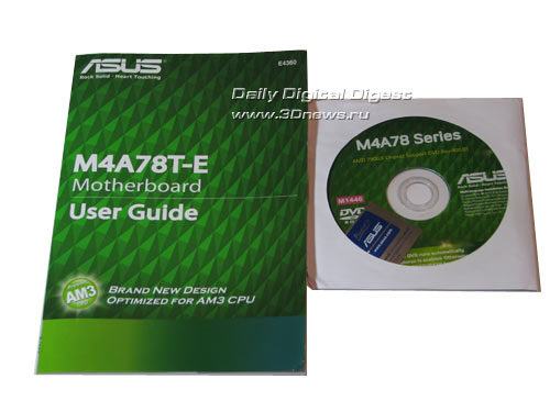 ASUS M4A78T-E комплектация 1
