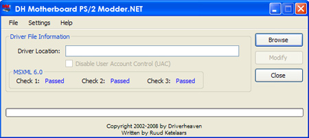 Утилита Dh Mobility Modder.Net 1.2.1.0