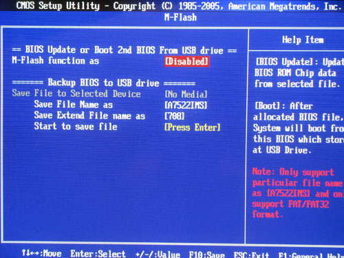MSI X58 Pro M-Flash