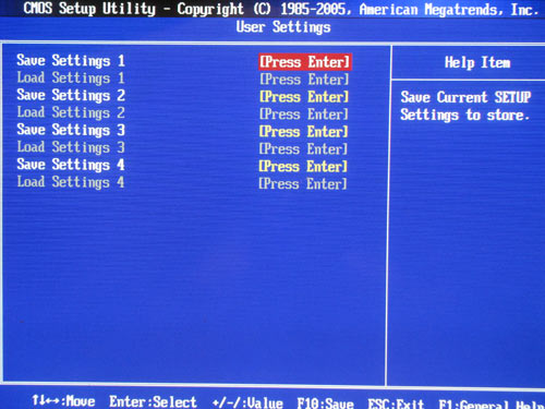 MSI X58 Pro BIOS profiles