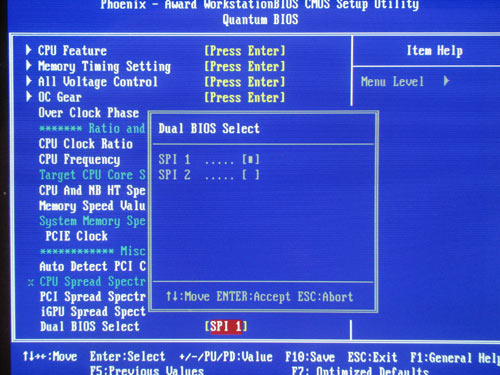Foxconn Destroyer Dual BIOS
