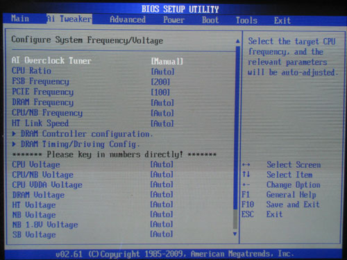 ASUS M4A79T Deluxe функции разгона 1