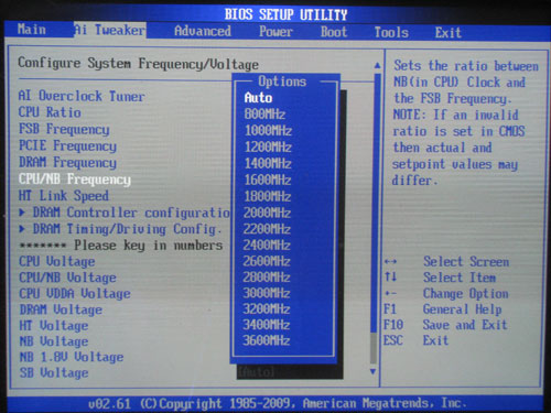 ASUS M4A79T Deluxe множитель NB