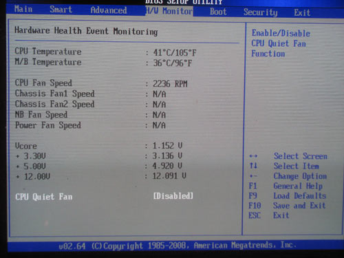 ASRock X58 SuperComputer системный мониторинг