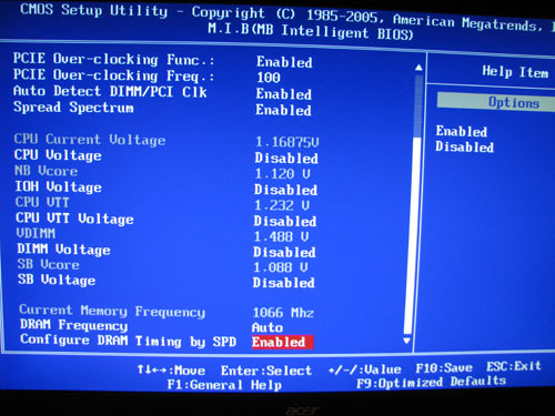 ECS X58B-A функции разгона 2
