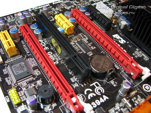 ECS X58B-A слоты расширения