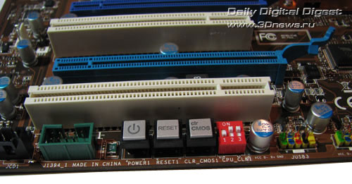 MSI X58 Pro кнопки