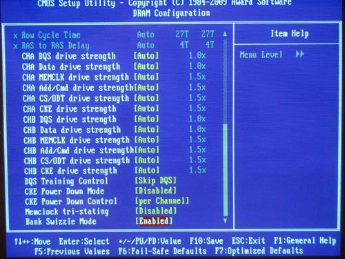  Gigabyte MA790FXT-UD5P настройки памяти 2 