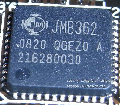 ASRock X58 Deluxe SATA-контроллер 1