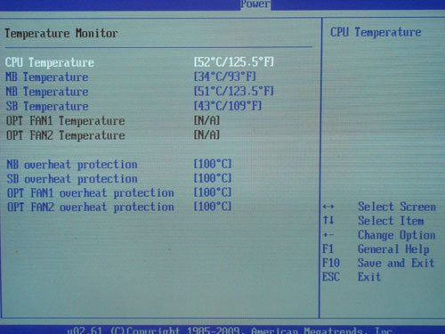 ASUS Rampage II Gene системный мониторинг 2