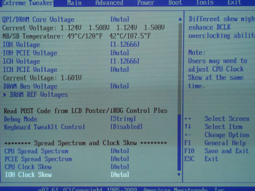 ASUS Rampage II Gene настройки разгона 3