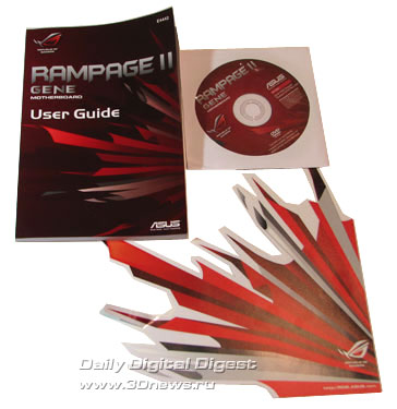 ASUS Rampage II Gene комплектация 2