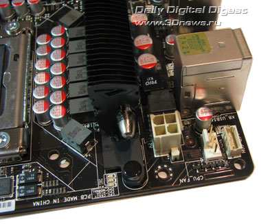 ASUS Rampage II Gene разъем питания