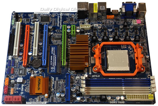 ASRock M3A790GXH/128M плата