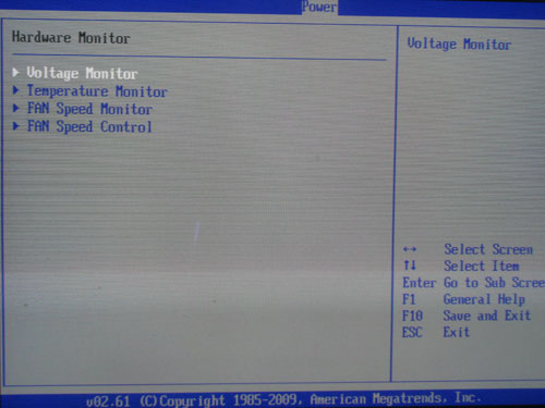 ASUS Maximus II Gene системный мониторинг