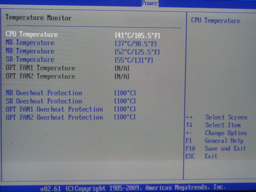 ASUS Maximus II Gene системный мониторинг