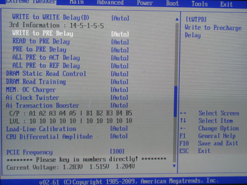 ASUS Maximus II Gene настойки памяти