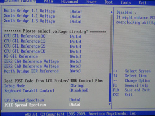 ASUS Maximus II Gene функции разгона 2