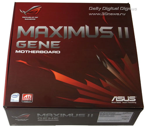 ASUS Maximus II Gene упаковка