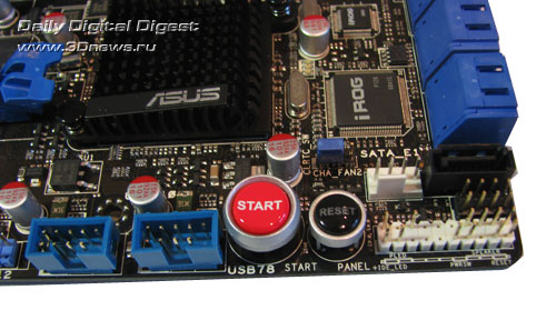 ASUS Maximus II Gene кнопки