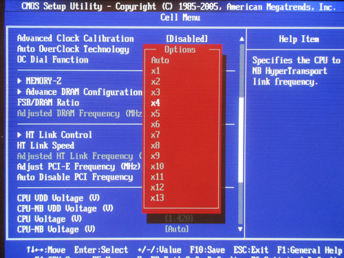 MSI 790FX-GD70 множитель HT