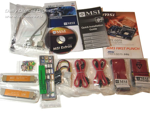 MSI X58 Pro комплектация 1