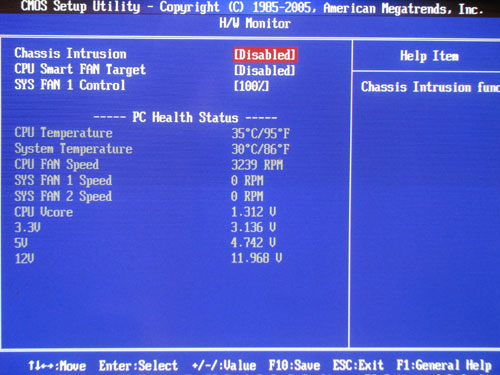 MSI 770-C35 системный мониторинг