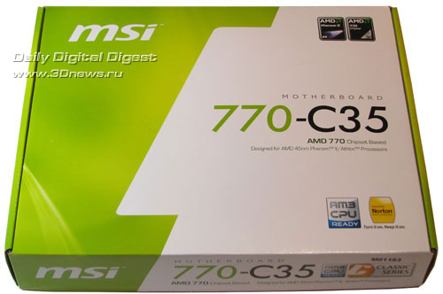  MSI 770-C35 коробка 