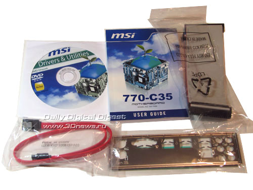  MSI 770-C35 комплектация 