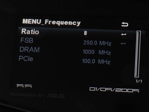 ASUS OC Station меню 4