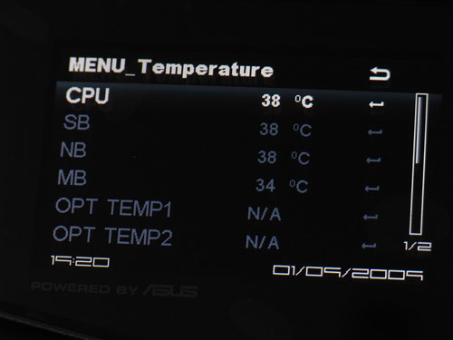 ASUS OC Station меню 8