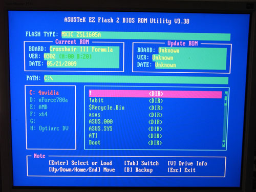 ASUS Crosshair III Formula EZ Flash 2