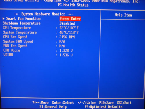 Elitegroup A790GXM-AD3 системный мониторинг