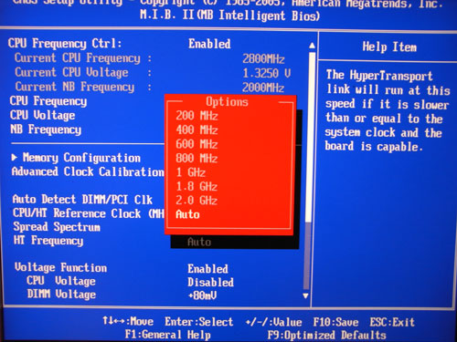 Elitegroup A790GXM-AD3 множитель HT