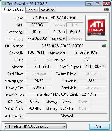 Elitegroup A790GXM-AD3 разгон встроенного ядра