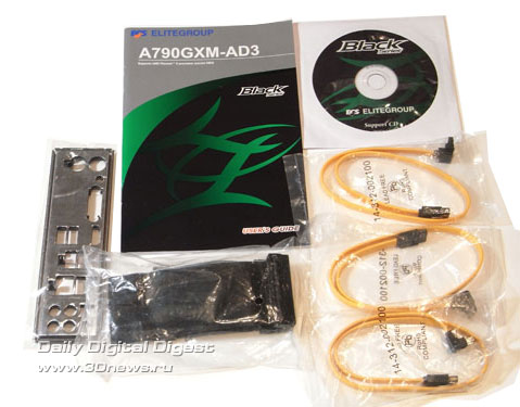 Elitegroup A790GXM-AD3 комплектация 1