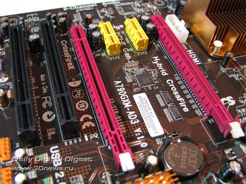 Elitegroup A790GXM-AD3 слоты расширения