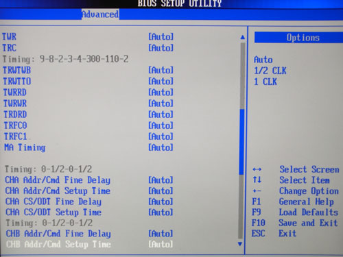 ASRock M3A780GXH/128M настройки памяти 3