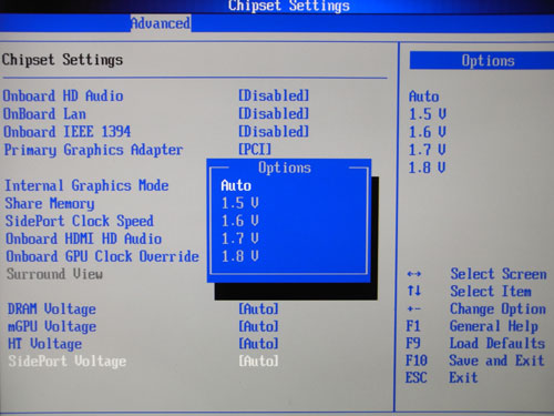 ASRock M3A780GXH/128M vSidePort