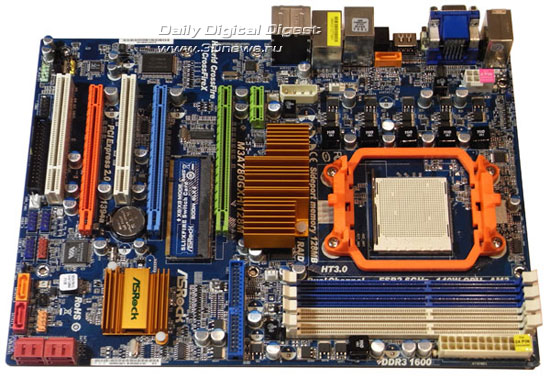 ASRock M3A780GXH/128M плата