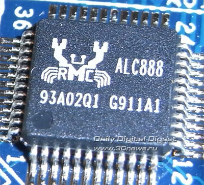 ASRock M3A780GXH/128M звук