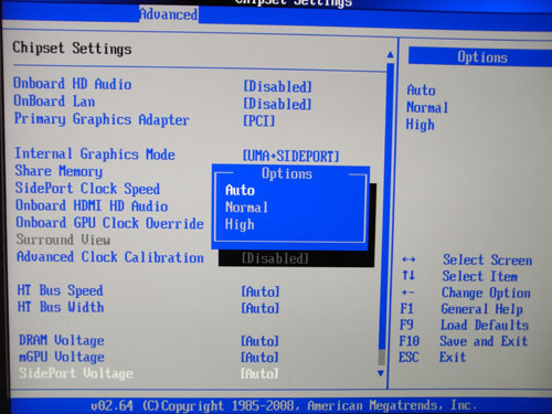 ASRock A780GMH/128M vSidePort