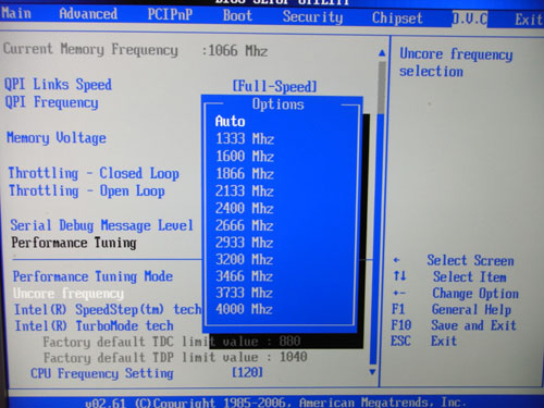 Manli X58SLI-A-E nb clock