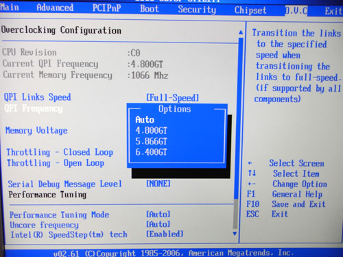 Manli X58SLI-A-E qpi clock