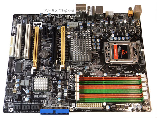 Manli X58SLI-A-E плата